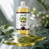 1L Huile de Jojoba | 123NATY — Texture en gros plan