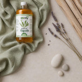 1L Huile de Roquette – Cosmétique Naturelle – Fortifie & Nourrit les Cheveux | 123NATY — Ambiance flat lay