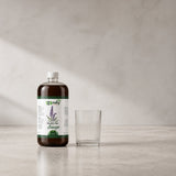 1L Huile de Sauge Végétale – Soin du Corps et Massage Naturel | 123NATY — Taille réelle du produit