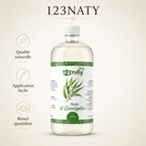 1L Huile d'Eucalyptus | 123NATY — Infographie bénéfices clés