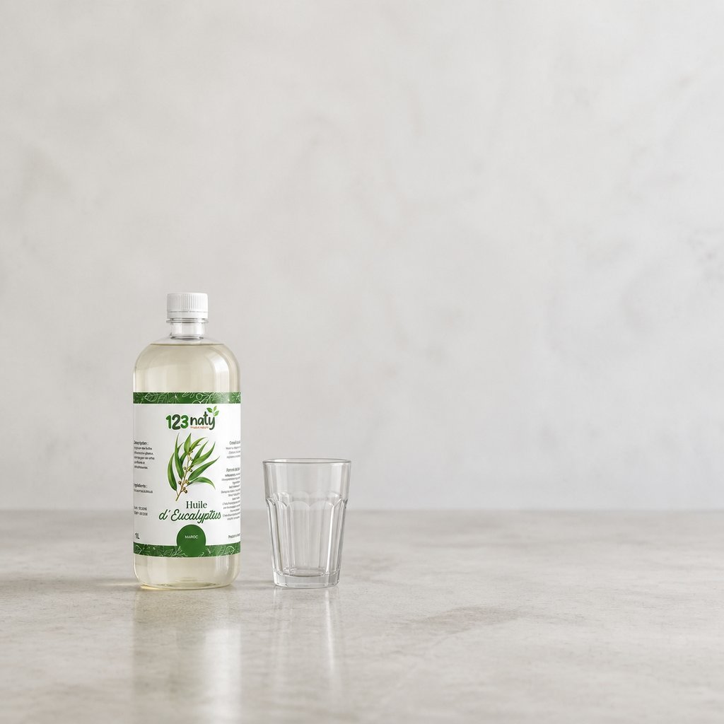 1L Huile d'Eucalyptus | 123NATY — Taille réelle du produit