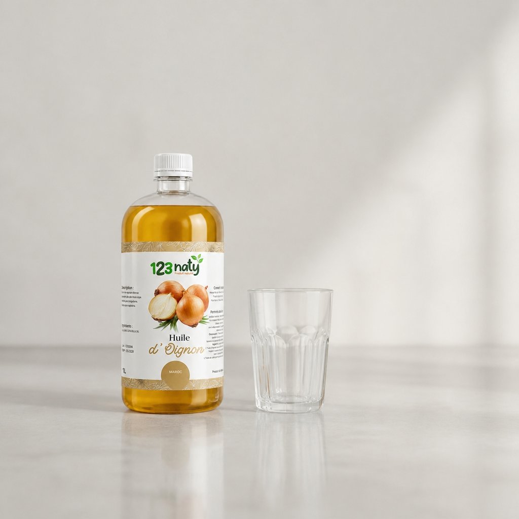 1L Huile d'Oignon | 123NATY — Taille réelle du produit