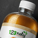 1L Huile d'Oignon | 123NATY — Détail macro du flacon