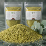 Pack 1kg Feuille de Séné & 1kg Feuille de Séné en Poudre | 123NATY — Texture en gros plan