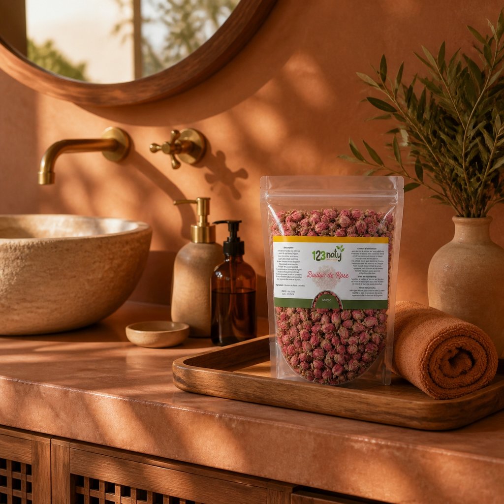 2X  100g Bouton de Rose Séchée | 123NATY — Mise en scène d'usage