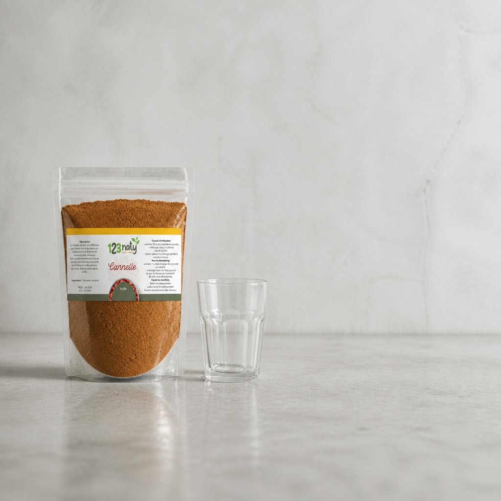 2X 100g Cannelle en Poudre | 123NATY — Taille réelle du produit