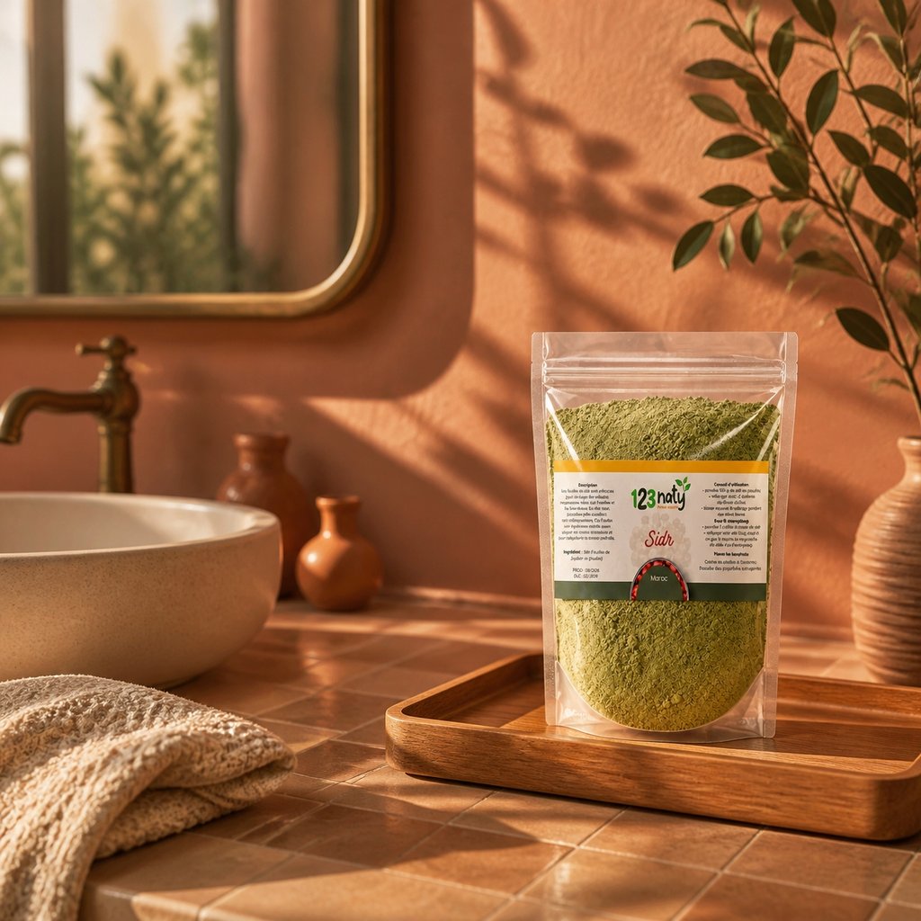 2X 100g Feuille de Jujubier (Sidr) en Poudre | 123NATY — Mise en scène d'usage