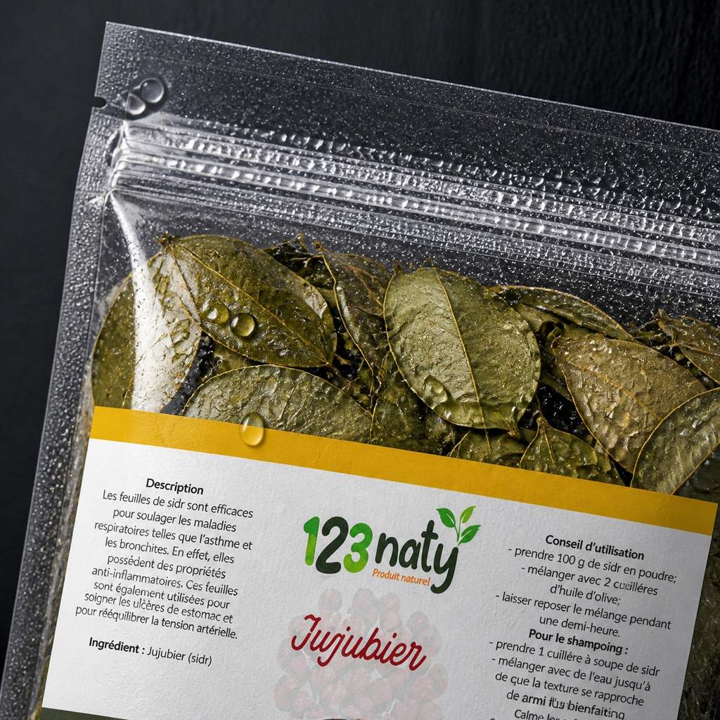 2X 100g Feuille de Jujubier (Sidr) | 123NATY — pack de 2 produits