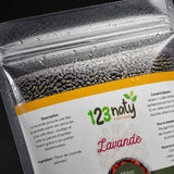 2X 100g Fleur de Lavande séché | 123NATY — Détail macro du flacon