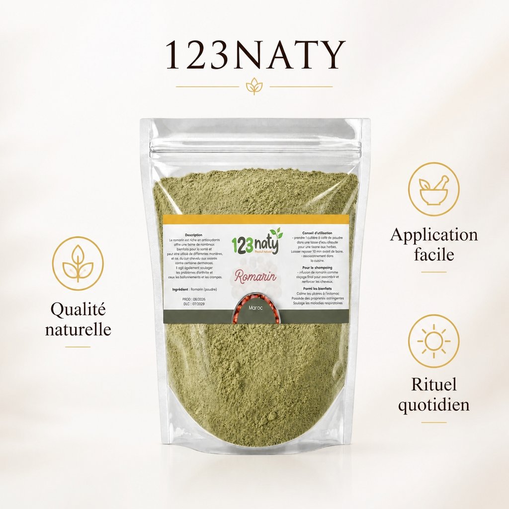 2X 100g Romarin Poudre — Bénéfices clés
