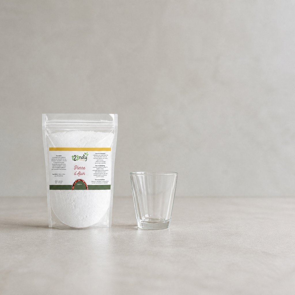 2X 1kg Pierre d'Alun Poudre Surfine | 123NATY — Taille réelle du produit