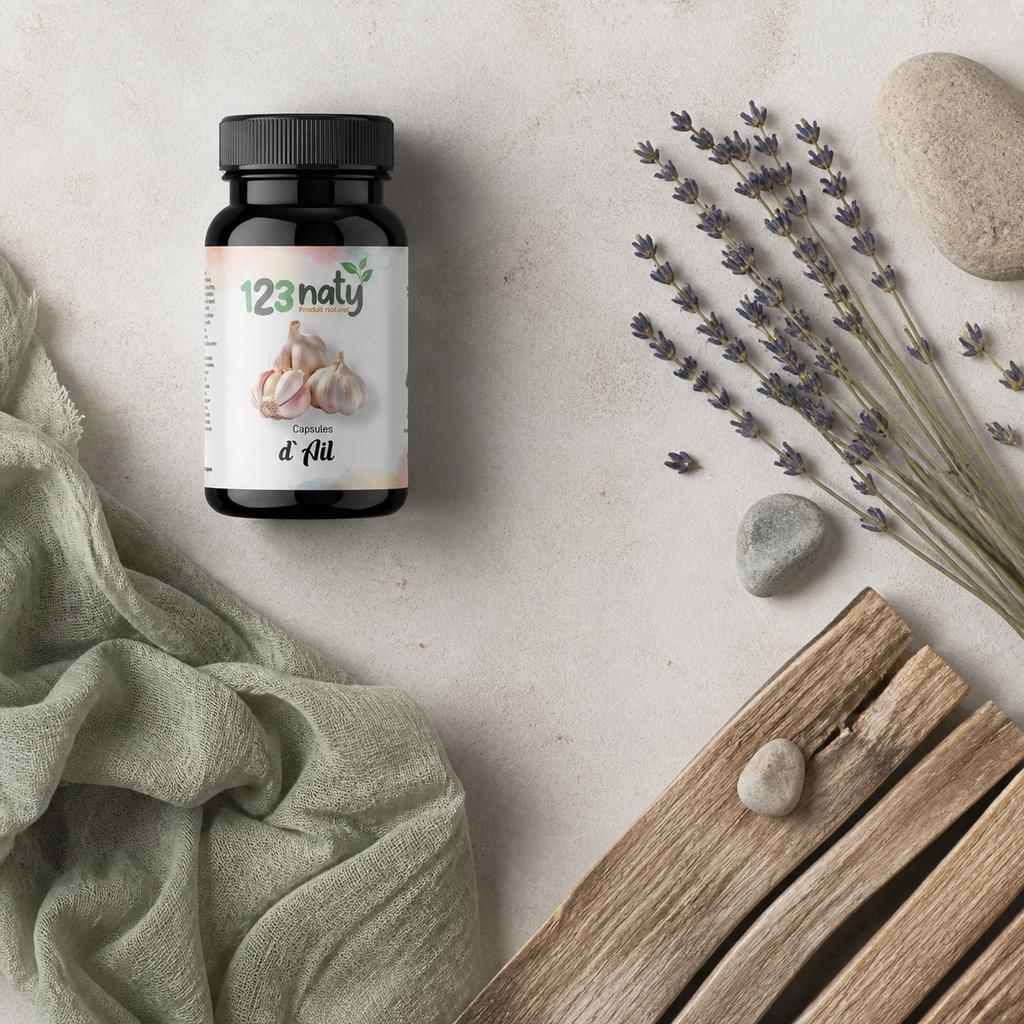 50 Capsules d'Ail — Ambiance flat lay