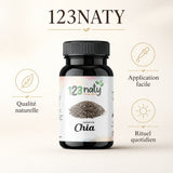 50 Capsules de Chia — Bénéfices clés
