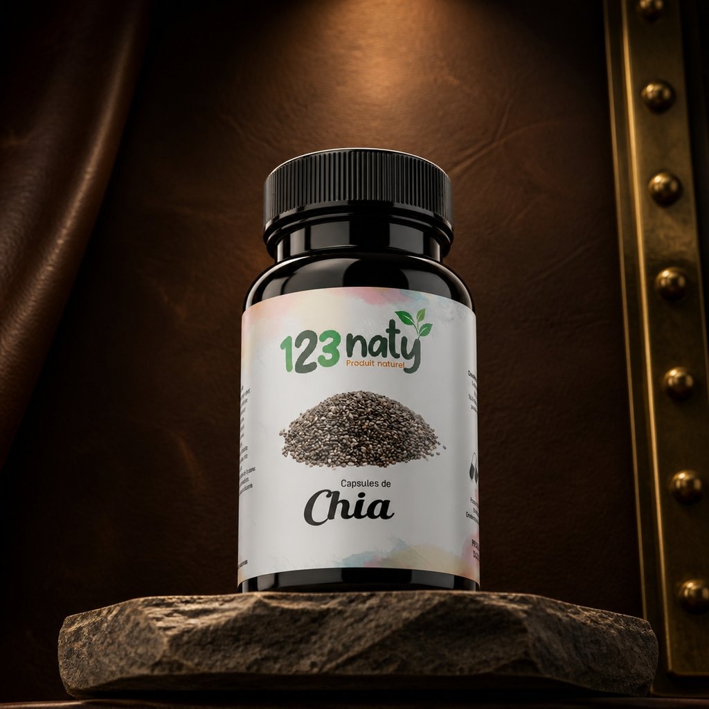 50 Capsules de Chia — Présentation premium