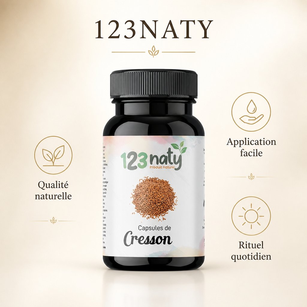 50 Capsules de Cresson — Bénéfices clés