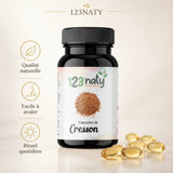50 Capsules de Cresson | 123NATY — Infographie bénéfices clés