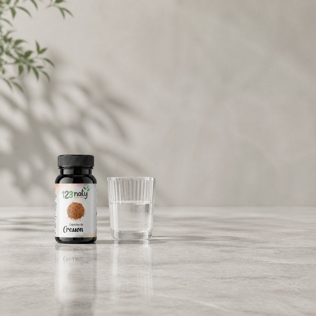 50 Capsules de Cresson — Taille réelle