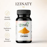 50 Capsules de Curcuma — Bénéfices clés