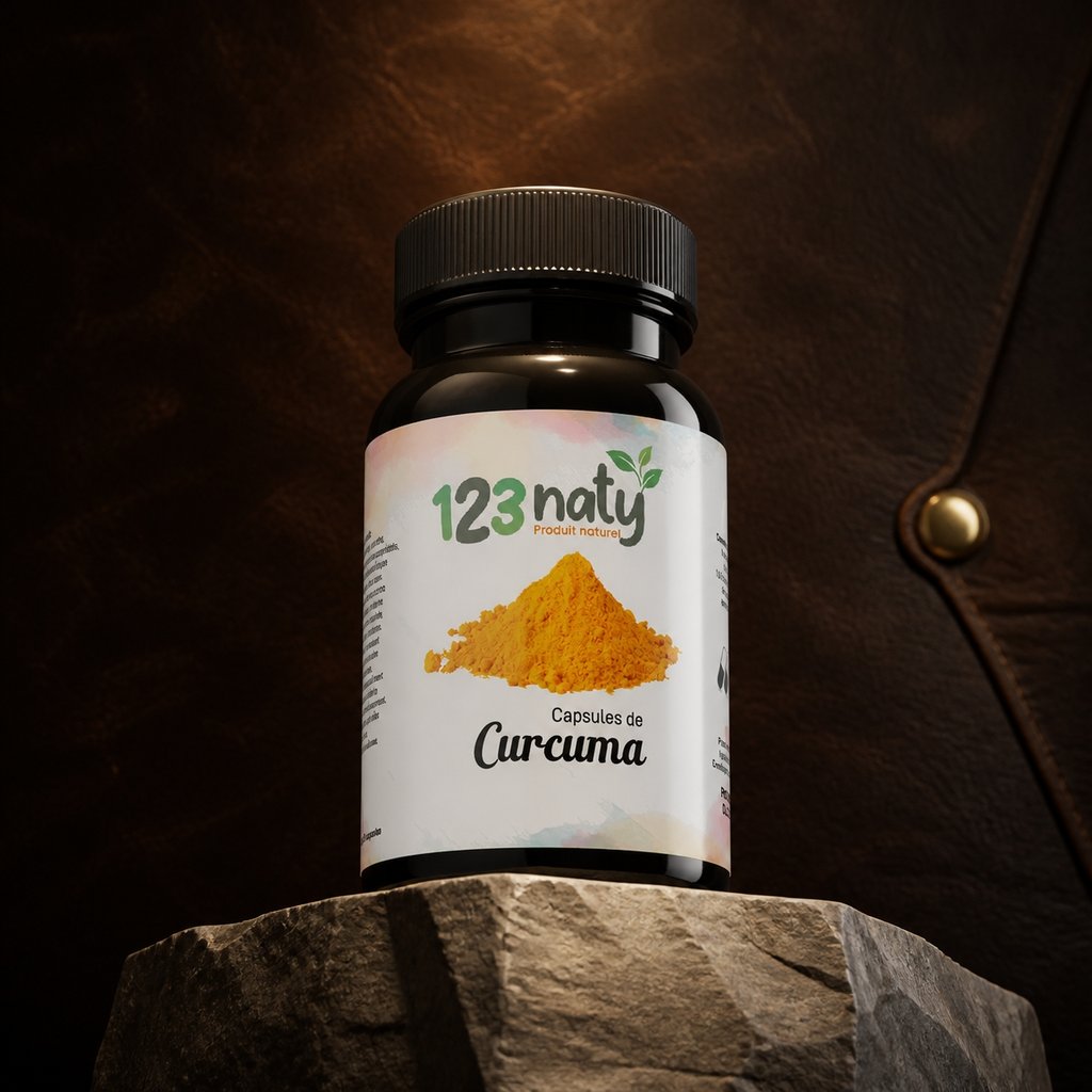 50 Capsules de Curcuma — Présentation premium