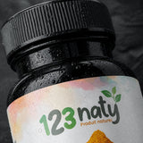 50 Capsules de Curcuma — Détail macro