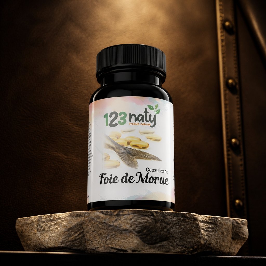 50 Capsules de Foie de Morue — Présentation premium