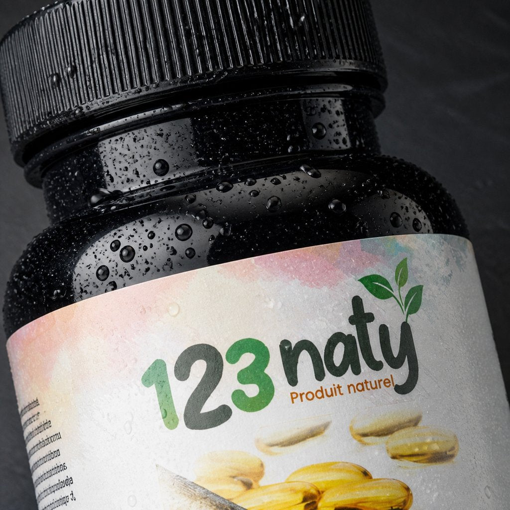 50 Capsules de Foie de Morue — Détail macro