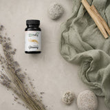 50 Capsules de Ginseng — Ambiance flat lay