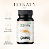 50 Capsules de Ginseng — Bénéfices clés
