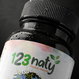 50 Capsules de Nigelle | 123NATY — Détail macro du flacon