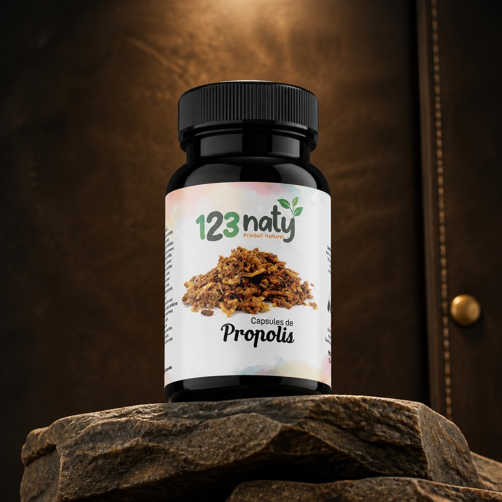 50 Capsules de Propolis — Présentation premium