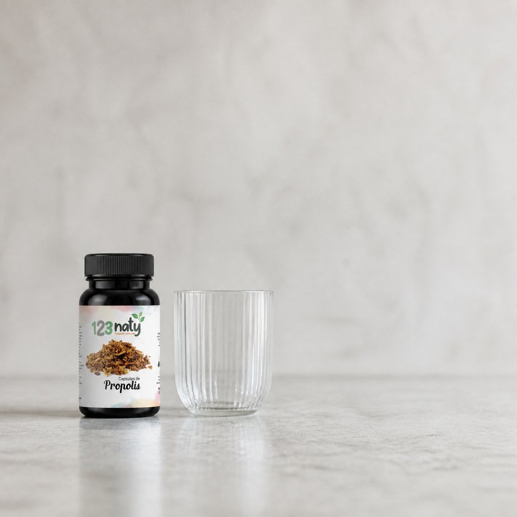 50 Capsules de Propolis — Taille réelle