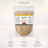 100g Ashwaghanda en Poudre | 123NATY — Infographie bénéfices clés