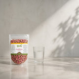 100g Bouton de Rose Séchée | 123NATY — Taille réelle du produit