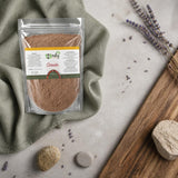 100g Caroube en Poudre | 123NATY — Ambiance flat lay
