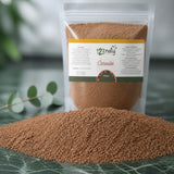 100g Caroube en Poudre | 123NATY — Texture en gros plan