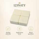 Carrés de Musc Asseel – Parfum Solide – Fraîcheur Durable & Bien-être | 123NATY — Infographie bénéfices clés