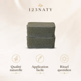 Carrés de Musc Kashmir – Parfum Solide – Fraîcheur Durable & Bien-être | 123NATY — Infographie bénéfices clés