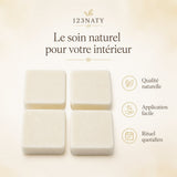 Musc Vanille en Carrés – Parfum Solide – Senteur Gourmande & Longue Tenue | 123NATY — Infographie bénéfices clés