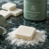 Musc Vanille en Carrés – Parfum Solide – Senteur Gourmande & Longue Tenue | 123NATY — Texture en gros plan