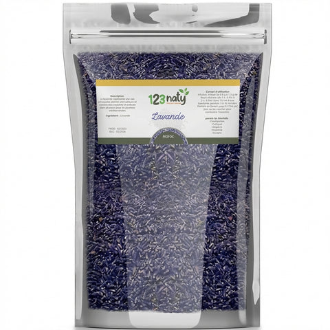 1kg Fleurs de Lavande Séchées – 100% Naturelles – Infusion Apaisante & Bien-être – Qualité Premium