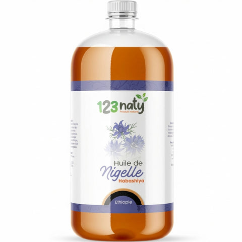 1L Huile de Nigelle Habachiya – Origine Éthiopie – Première Pression à Froid – Qualité Premium