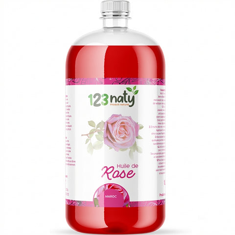 1L Huile de Rose – Macérat Huileux – Soin Visage Anti-Âge & Éclat – Qualité Premium