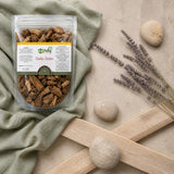 Pack 100g Costus Indien Brut & 100g Costus Marin Brut | 123NATY — Ambiance flat lay
