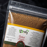 Pack 100g Costus Indien en poudre & 100g Costus Marin en Poudre | 123NATY — Détail macro du flacon