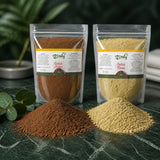 Pack 100g Costus Indien en poudre & 100g Costus Marin en Poudre | 123NATY — Texture en gros plan