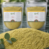 Pack 100g Feuille de Séné & 100g Feuille de Séné en Poudre | 123NATY — Texture en gros plan