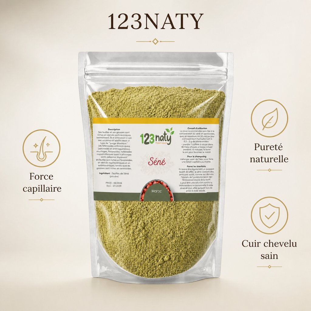 Pack 100g Feuille de Séné en Poudre & 100g Feuille de Jujubier (Sidr) en Poudre — Bénéfices clés