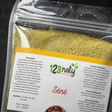 Pack 100g Feuille de Séné en Poudre & 100g Feuille de Jujubier (Sidr) en Poudre — Détail macro