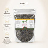 Pack 100g Fleur de Lavande séché & 100g Lavande en Poudre | 123NATY — Infographie bénéfices clés