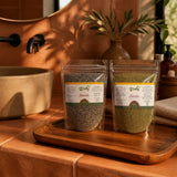 Pack 100g Fleur de Lavande séché & 100g Lavande en Poudre | 123NATY — Mise en scène d'usage